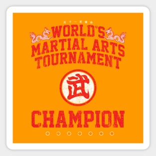 World's Martial Arts Tournament Champion Magnet